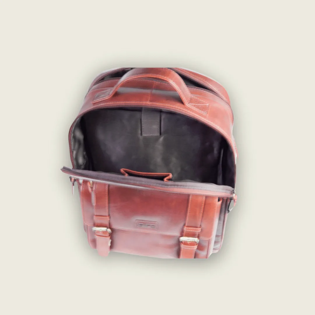 Marki Apex Leather Backpack
