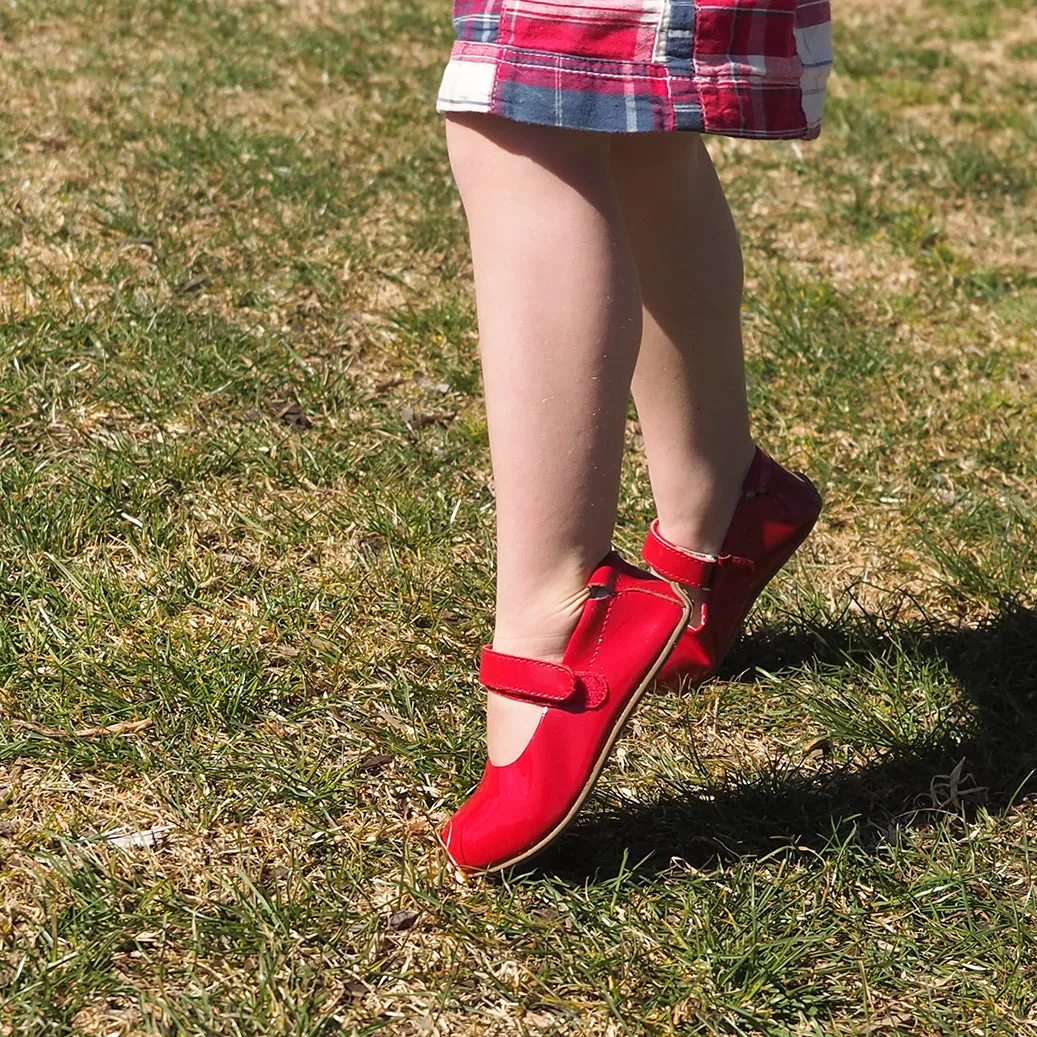 Mary Jane Patent Leather - Red