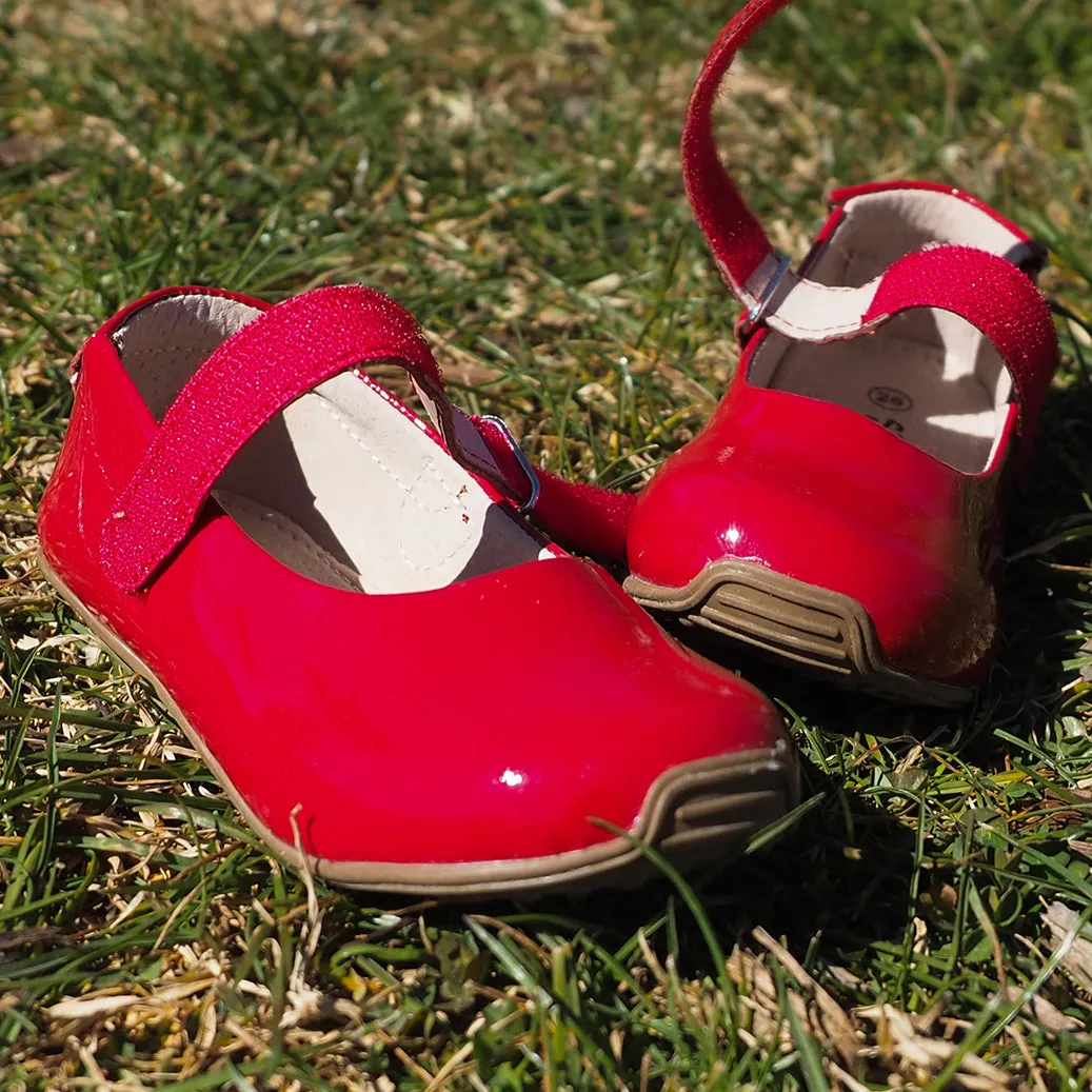 Mary Jane Patent Leather - Red