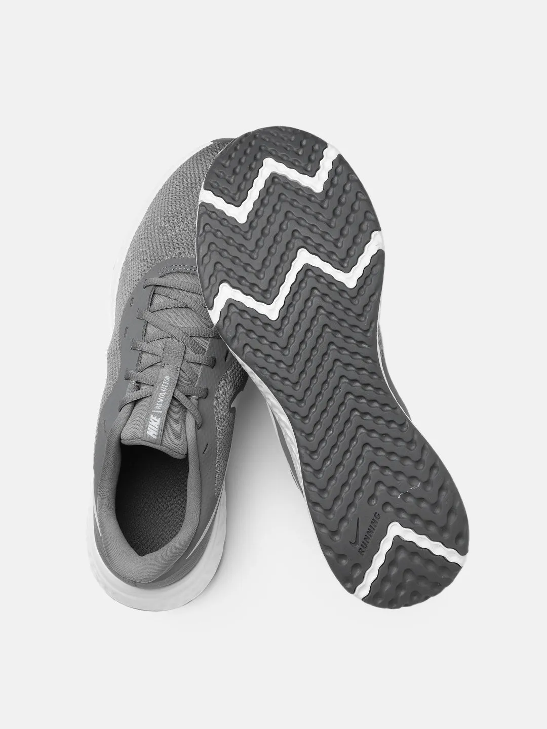 Men Grey Revolution 5 Running Shoes