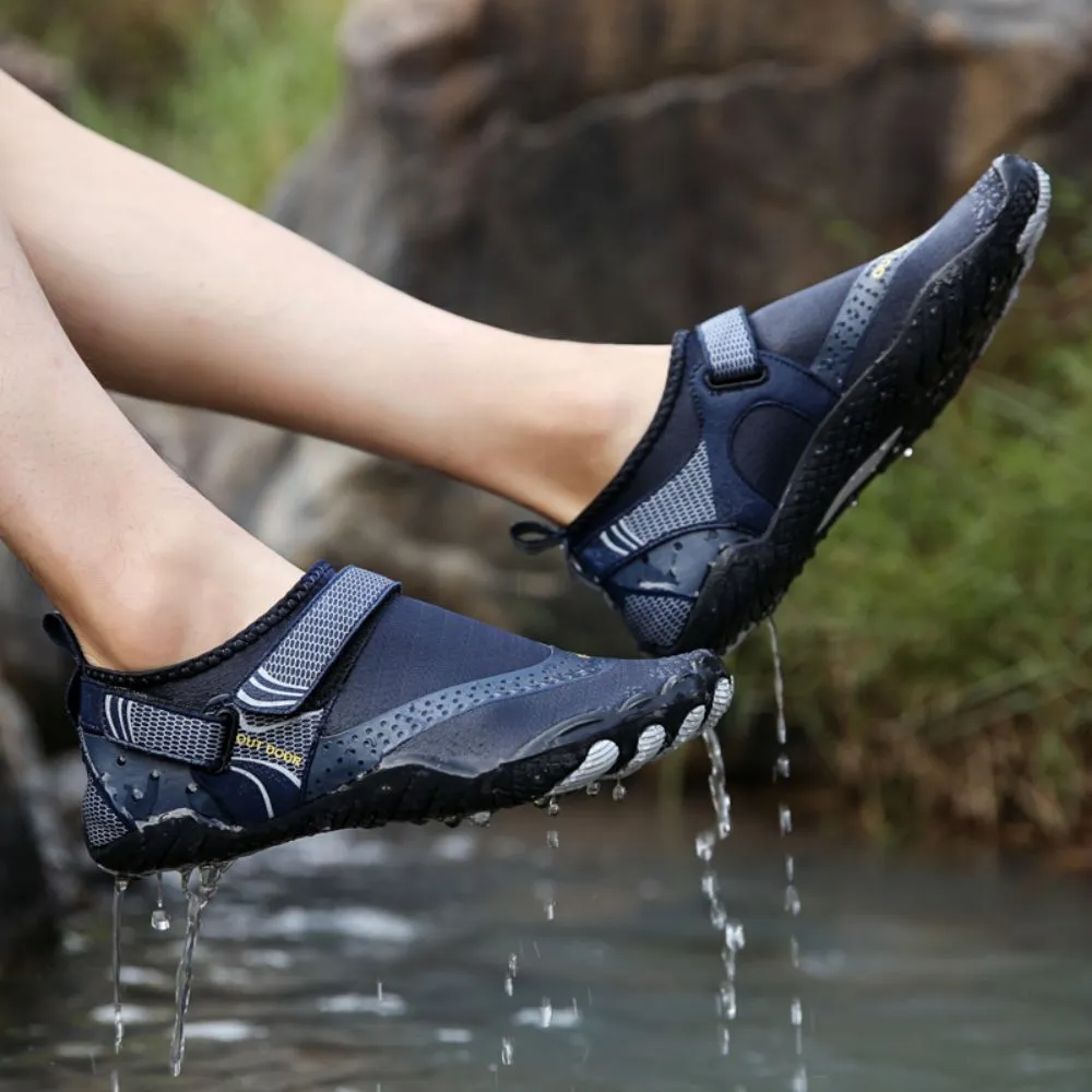 Men’s & Women’s Water Shoes Barefoot Quick Dry Aqua Sports - Blue Size EU37 = US4