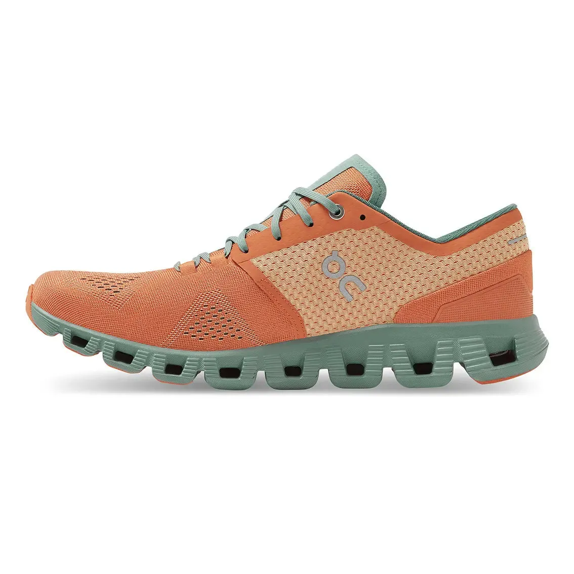 Mens On Running Cloud X - Orange / Sea