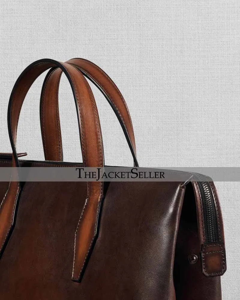 Perspective Leather Briefcase