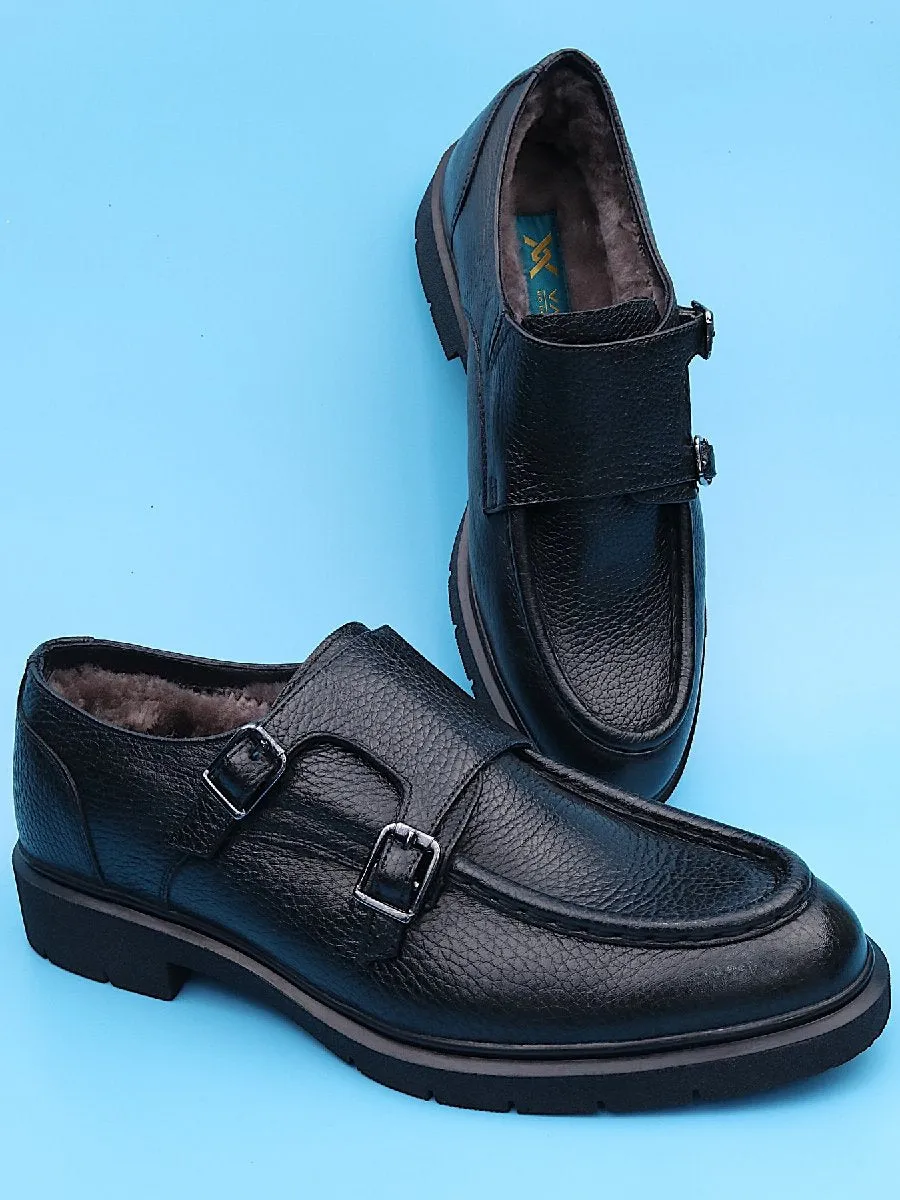 Plush Casual Formal Business Leather Shoes