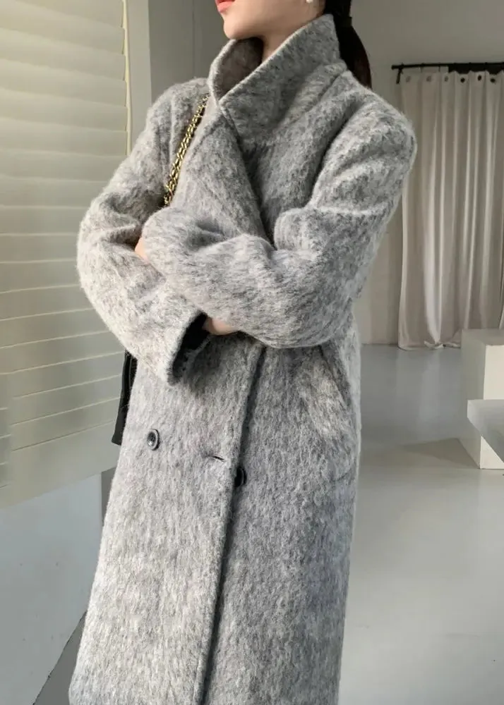 Pockets Ma Hai Mao Coat Winter
