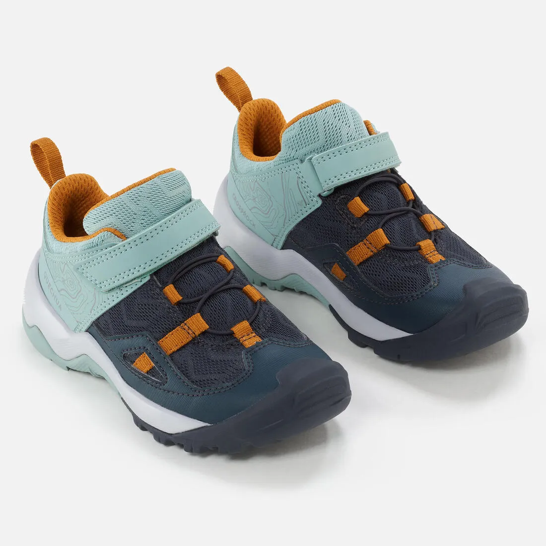 Quechua Crossrock Kid's Hiking Shoes - Low - Rip-tab