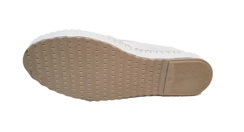 Sala Europe Flex White Slip On Open Toe Made In Turkey
