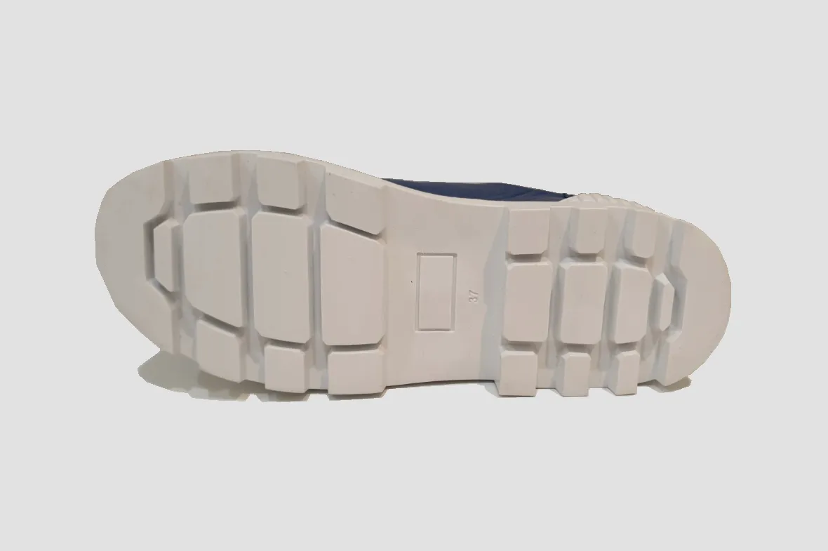 Sala Europe Palladium Wishes Blue 5 Eyelet Platform Shoe Made In Turkey
