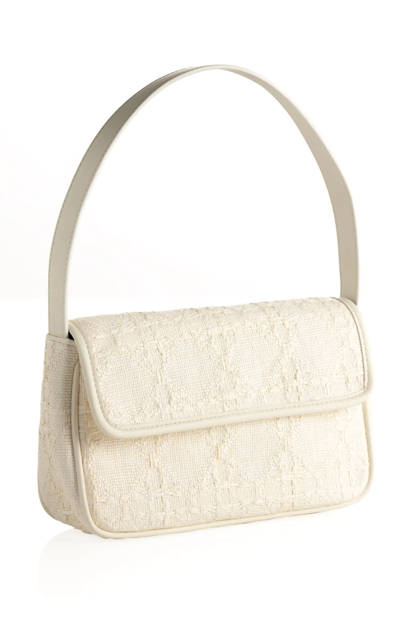 Shiraleah Adrienne Baguette, White - FINAL SALE ONLY