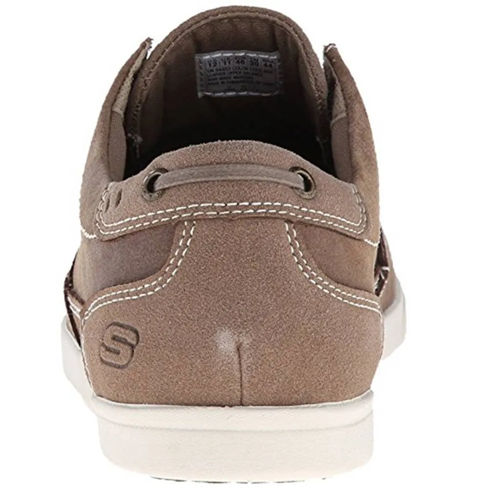 Skechers Cordova Skate Shoes Beige Final Clearance Sale