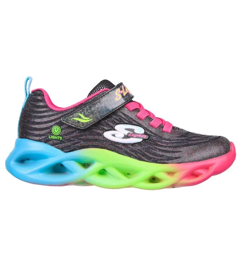 Skechers Girls Twisty Brights Light Up Runner - Colour Radiant 302325L