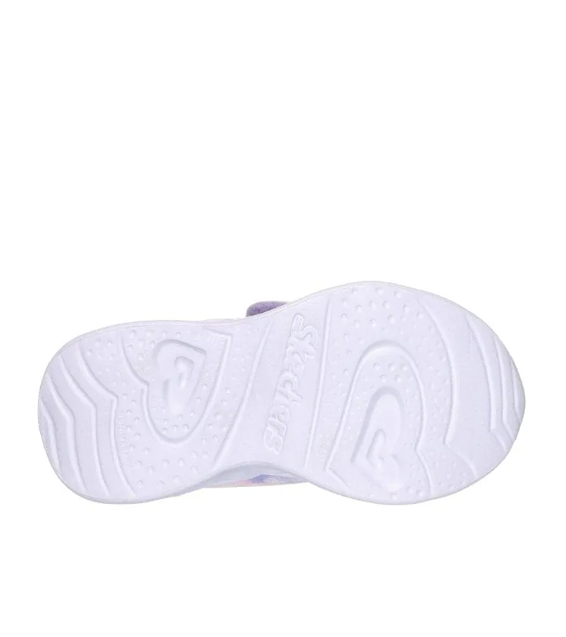 Skechers Infant Girls Slip In Light Up Trainer Heart Lights - Lovin Reflection 302693N