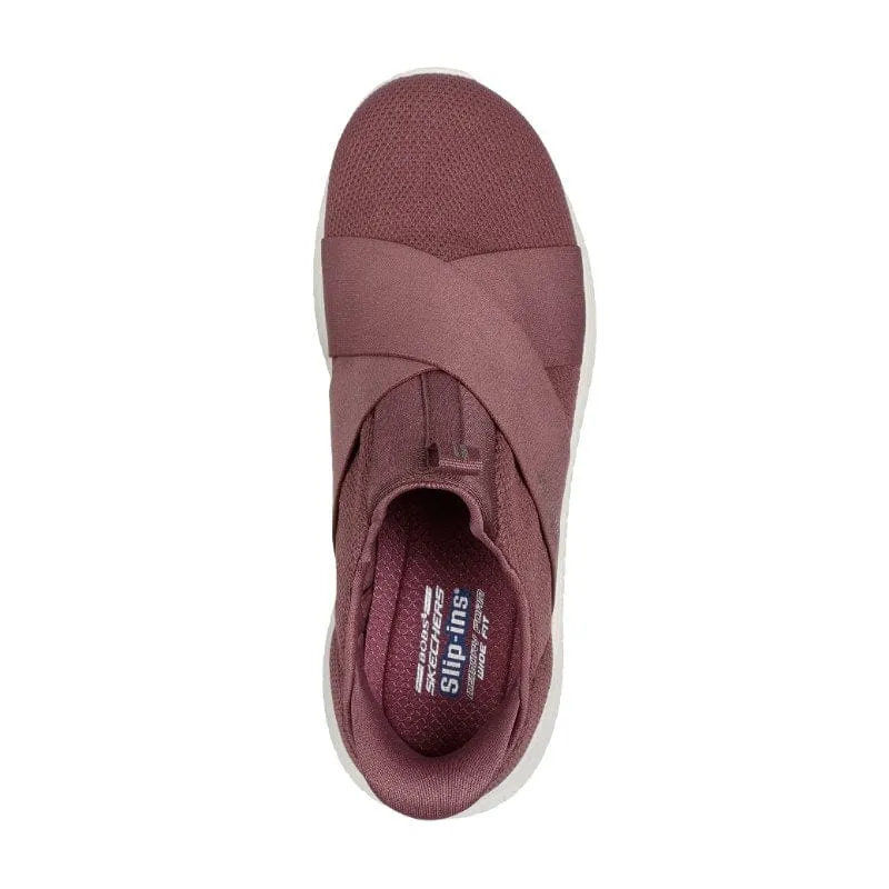 Skechers Womens Pink Slip-In Casual Runner - 117505