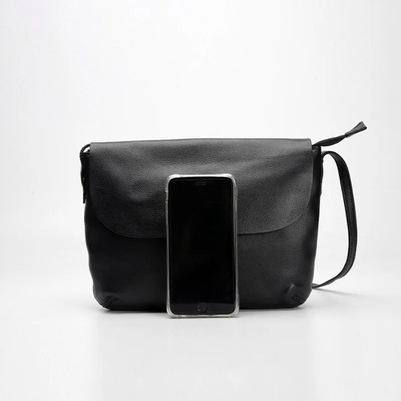 Small Womens Genuine Leather Satchel Bag Crossbody Bags for Women