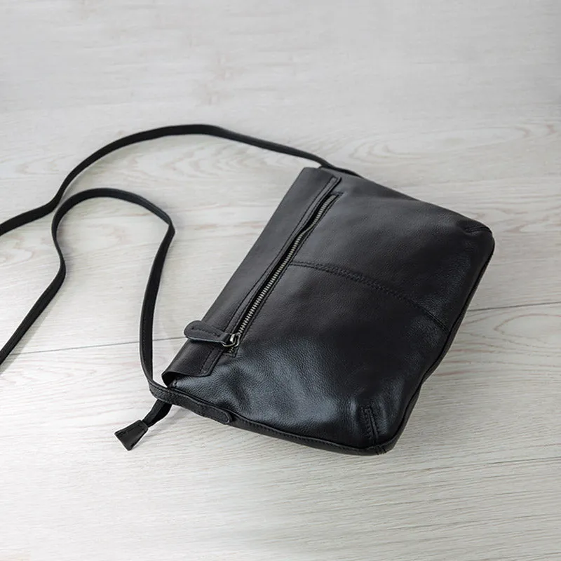 Small Womens Genuine Leather Satchel Bag Crossbody Bags for Women