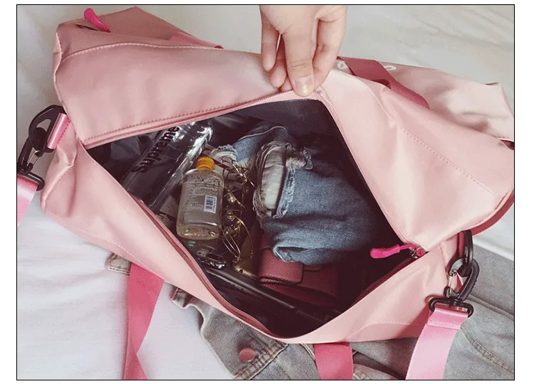 Sporty Waterproof Large Capacity Carrier Crossbody Black Bags