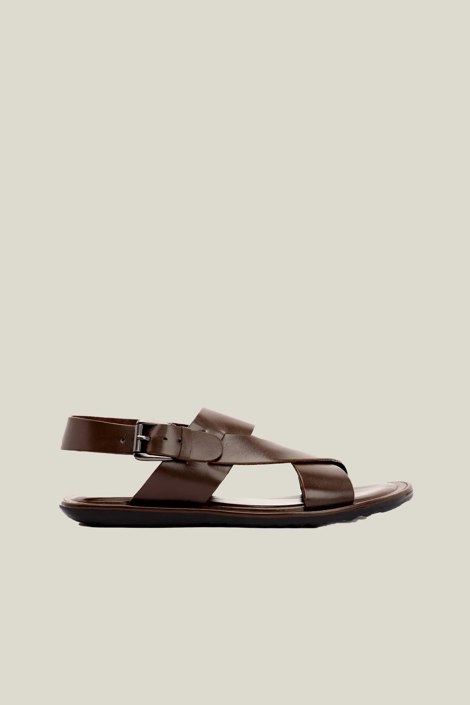 Strap Crafted Men's Full Grain Leather Sandals