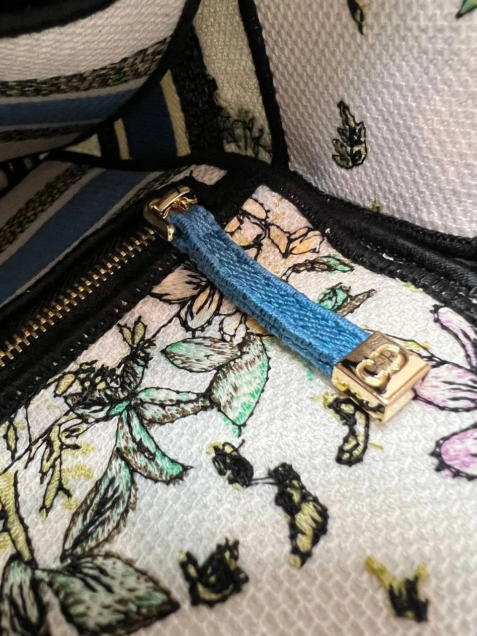 Trendy Inspired Dior Medium Lady D-lite Bag Latte Multicolor