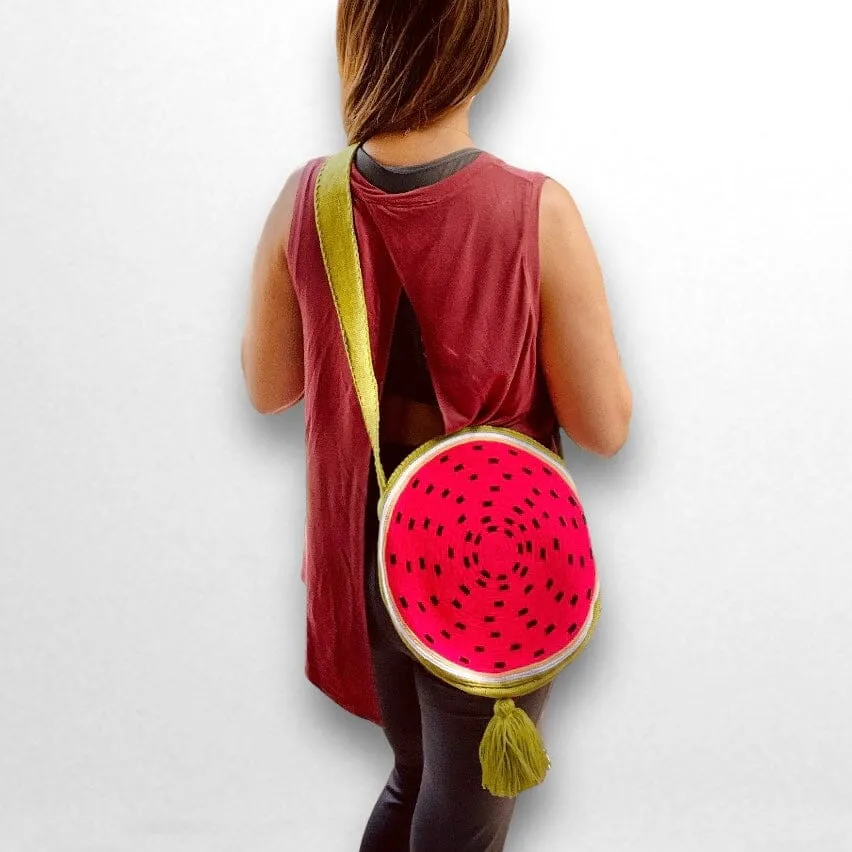 Tropical Vibes Purses | Summer Crossbody Handbag | Rounded L