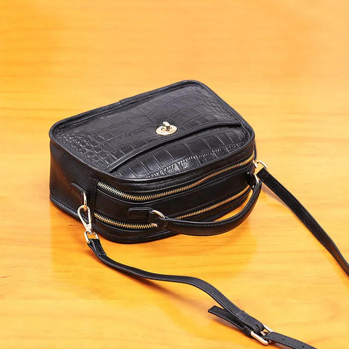 Vintage Leather Womens Crossbody Bags Shoulder Bag Purses for Women