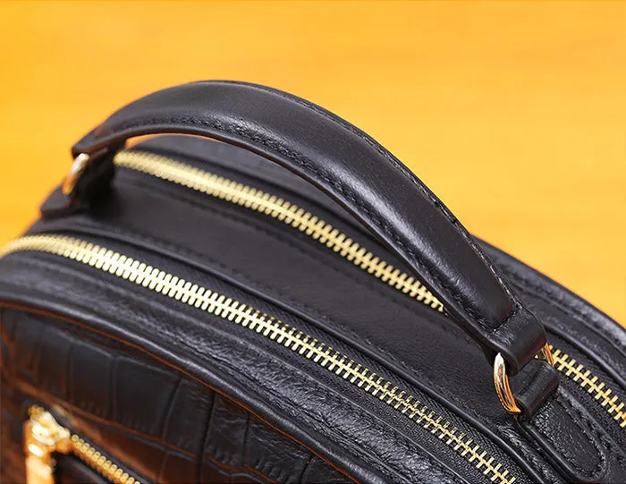 Vintage Leather Womens Crossbody Bags Shoulder Bag Purses for Women