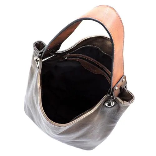 Vintage Spray Printed Bucket Bag