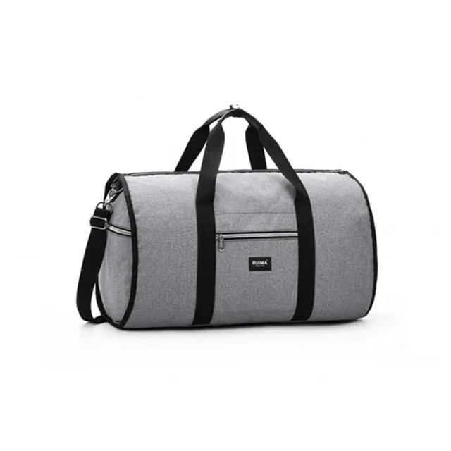 Waterproof Travel Bag Mens Garment Bags Women Travel Shoulder Bag 2 In 1 Large Luggage Duffel Totes