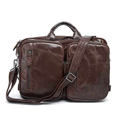 Westal Men'S Briefcase Tote Men Messenger Bag Travel Laptop Bag For Men Document Business Leather