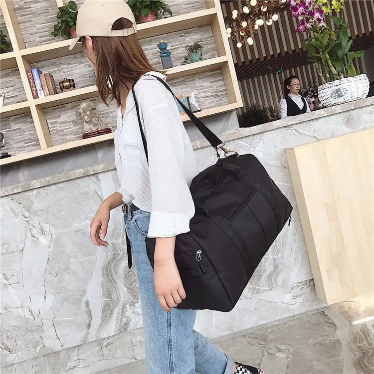 Wholesale Fitness Bags, Yoga Training Bags, Large Capacity Folding Nylon Travel Bag