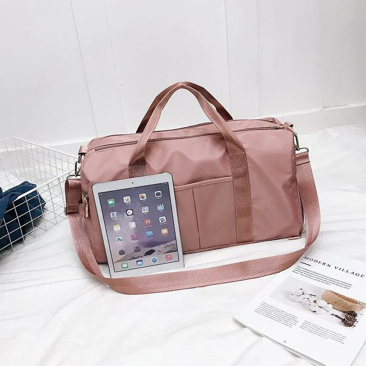 Wholesale Fitness Bags, Yoga Training Bags, Large Capacity Folding Nylon Travel Bag
