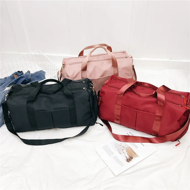 Wholesale Fitness Bags, Yoga Training Bags, Large Capacity Folding Nylon Travel Bag