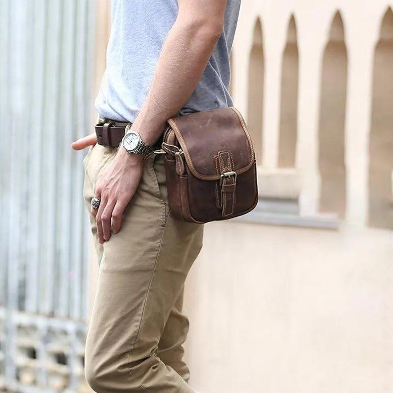 Woosir Men's Genuine Leather Shoulder Bags