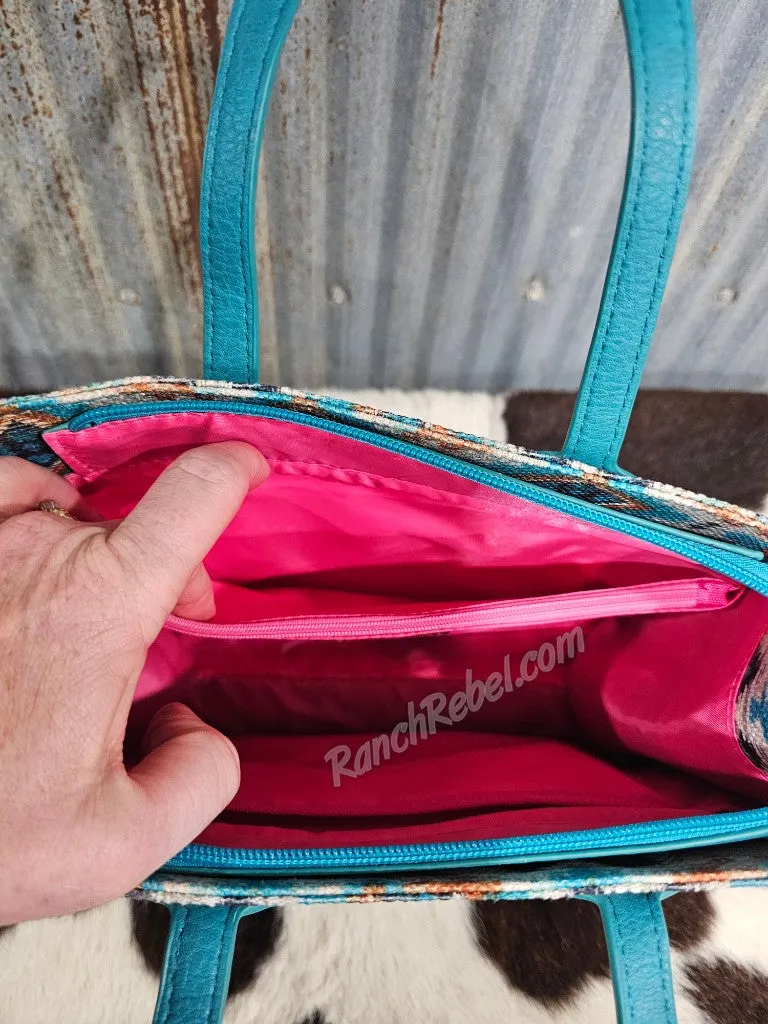 Wrangler Turquoise Aztec Purse #5906