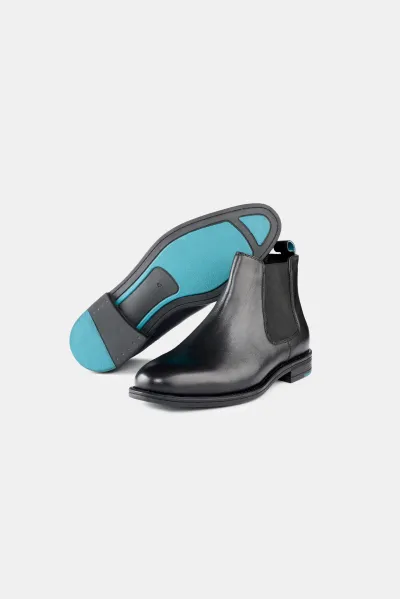 Yago Gusset Dress Shoes - Black