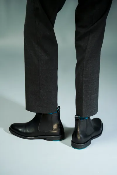 Yago Gusset Dress Shoes - Black