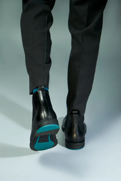 Yago Gusset Dress Shoes - Black